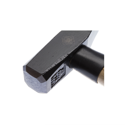 FORTE TOOLS Engineer's Hammer - Wooden handle - 200g head weight - Premium tool, forged - Double ring wedge - Lacquered head (000051151023)