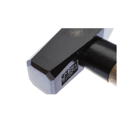 FORTE TOOLS Martillo de cerrajería con mango de madera, peso de cabeza 800 g, martillo con mango de madera, herramienta premium, forjado, cuña de doble anilla, cabeza pintada (000051151028)