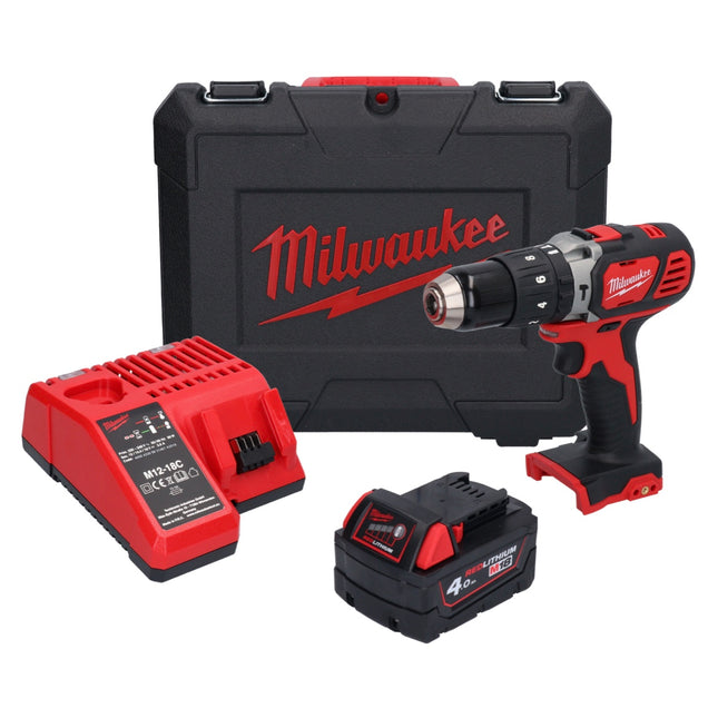 Milwaukee M18 BPD-401C Cordless Percussion Drill 60Nm 18V + 1x Battery 4.0 Ah + Charger + Case