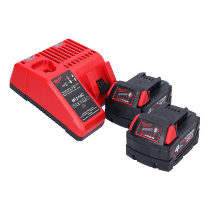 Taladro percutor inalámbrico Milwaukee M18 BPD-402C 18 V 60 Nm (4933443518) + 2x baterías 4,0 Ah + cargador + estuche