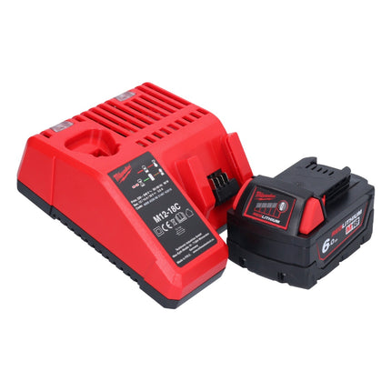 Taladro percutor inalámbrico Milwaukee M18 BPD-601C 18 V 60 Nm + 1x batería 6,0 Ah + cargador + maletín