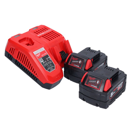 Milwaukee M18 FMTIW2F12-502X Cordless impact wrench 18 V 745 Nm 1/2" brushless ( 4933478450 ) + 2x rechargeable battery 5.0 Ah + charger + HD box