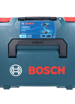 Bosch Professional GSB 18V-55 Perceuse-visseuse à percussion sans fil  55Nm 18V Brushless + 1x Batterie 2,0Ah + Coffret L-Boxx - sans chargeur