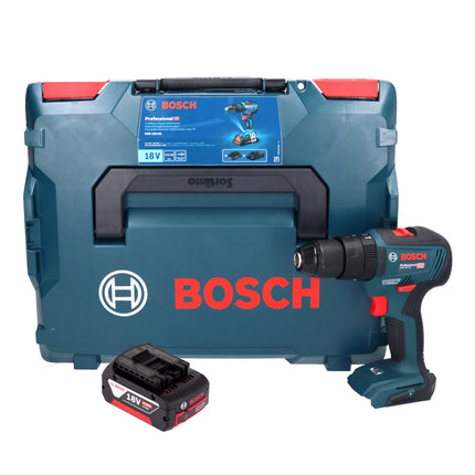 Bosch GSB 18V-55 Taladradora de percusión profesional sin cable 18 V 55 Nm sin escobillas + 1x acumulador 4,0 Ah + L-Boxx - sin cargador