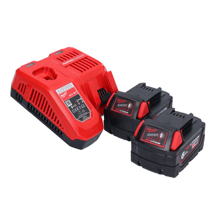 Llave de impacto a batería Milwaukee M18 FMTIW2F12-602X 18 V 745 Nm 1/2" sin escobillas + 2x batería 6,0 Ah + cargador + caja HD