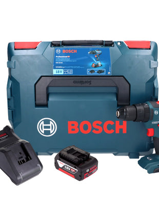 Bosch GSB 18V-55 Professional Akku Schlagbohrschrauber 18 V 55 Nm Brushless + 1x Akku 4,0 Ah + Ladegerät + L-Boxx