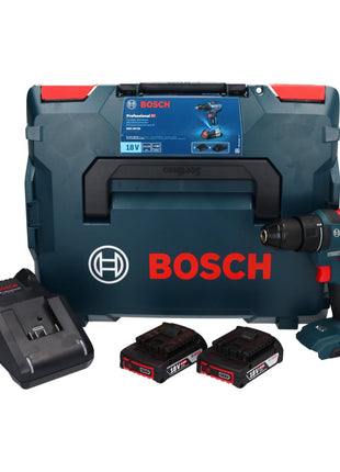 Bosch GSR 18V-55 Akku Bohrschrauber 18 V 55 Nm Brushless + 2x Akku 2,0 Ah + Ladegerät + L-Boxx - Toolbrothers