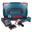 Amoladora angular a batería Bosch GWX 18V-10 Professional 18 V 125 mm X-LOCK Brushless + 1x batería 2,0 Ah + cargador + L-Boxx