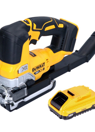 Sierra de calar pendular a batería DeWalt DCS 334 N 18 V sin escobillas + 1x batería 3,0 Ah - sin cargador