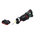 Sierra sable a batería Metabo SSEP 18 LTX BL MVT 18 V sin escobillas + 1x batería 4,0 Ah - sin cargador