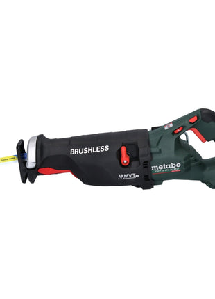 Sierra sable a batería Metabo SSEP 18 LTX BL MVT 18 V sin escobillas + 1x batería 4,0 Ah - sin cargador