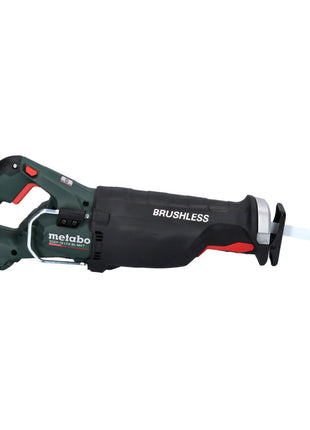 Sierra sable a batería Metabo SSEP 18 LTX BL MVT 18 V sin escobillas + 2x batería 4,0 Ah + cargador