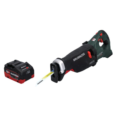 Scie sabre à batterie Metabo SSEP 18 LTX BL MVT 18 V sans balais + 1x batterie 5,5 Ah - sans chargeur