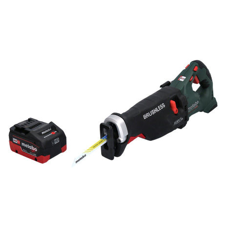 Scie sabre à batterie Metabo SSEP 18 LTX BL MVT 18 V sans balais + 1x batterie 8,0 Ah - sans chargeur