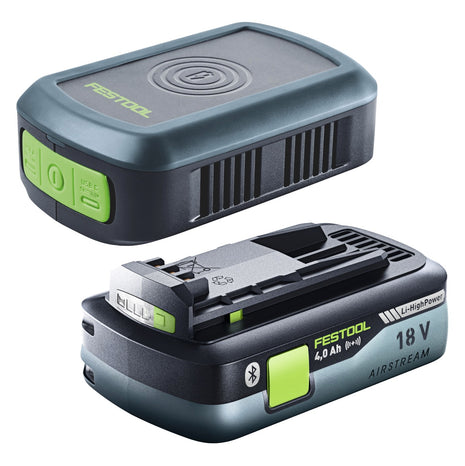 Festool PHC 18 Handy Ladestation Induktionsladung / USB-A / USB-C + 1x Akku 4,0 Ah - Toolbrothers