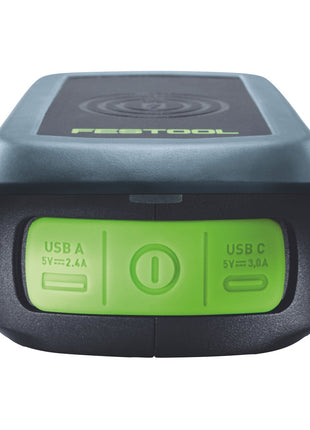 Festool PHC 18 Handy Ladestation Induktionsladung / USB-A / USB-C + 1x Akku 4,0 Ah - Toolbrothers