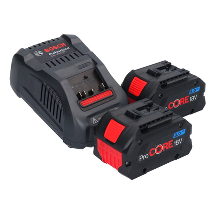 Bosch GDS 18V-1000 C Professional Atornillador de impacto rotativo a batería 18 V 1000 Nm BITURBO Brushless + 2x Batería ProCORE 8,0 Ah + Cargador + Módulo Bluetooth GCY 42 + L-Boxx (06019J8002)