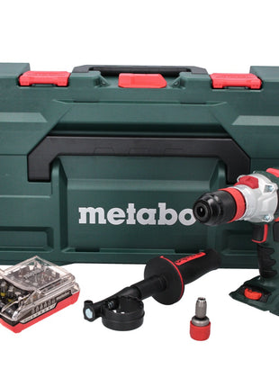 Metabo SB 18 LTX BL Q I Perceuse-visseuse à percussion sans fil 130 Nm 18V Brushless + Set d'embouts 32 pcs. + Coffret metaBOX - sans batterie, sans chargeur