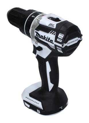 Makita DDF 484 ZW Taladro atornillador inalámbrico 18 V 54 Nm Sin escobillas Blanco Solo - sin batería, sin cargador