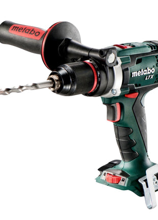 Metabo BS 18 LTX Juego de taladro atornillador inalámbrico 18 V 110 Nm + 3 baterías 4,0 Ah + cargador + juego de puntas 32 piezas + metaBOX