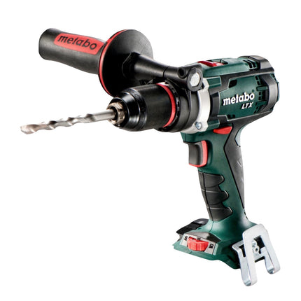 Metabo BS 18 LTX Juego de taladro atornillador inalámbrico 18 V 110 Nm + 3 baterías 4,0 Ah + cargador + juego de puntas 32 piezas + metaBOX