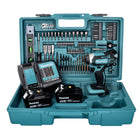 Makita DTD 152 SF2X5 Cordless Impact Driver 165 Nm 18V + 2x Batteries 3.0Ah + Charger + Case + Set of 101 accessories