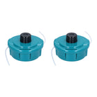 Makita 2x 2-thread head Tap&Go 2.4 mm M8 & M10 x 1.25 LH ( 2x B-02945 ) for DUR182 / DUR187