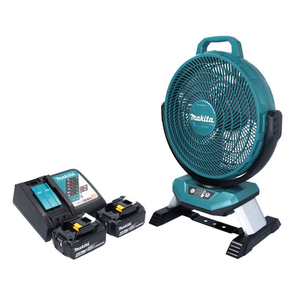 Makita DCF 301 RM Akku Ventilator Luefter 18 V 33 cm 2x Akku 4 0 Ah Ladegeraet 1 - toolbrothers