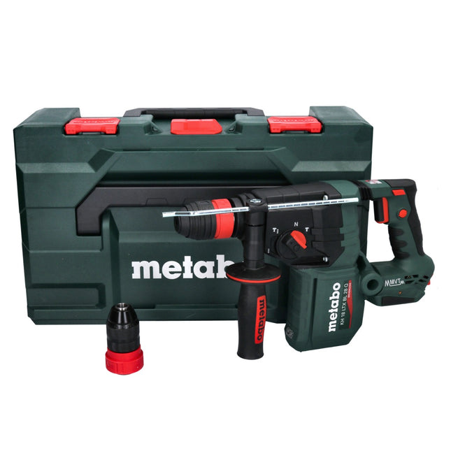 Metabo KH 18 LTX BL 28 Q Martello perforatore a batteria 18 V 3 J SDS plus Brushless ( 601715840 ) + metaBOX - senza batteria, senza caricabatteria