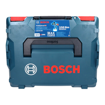 Bosch GSB 18V-150 C Taladradora de percusión profesional sin cable 18 V 150 Nm Biturbo Brushless + 1x acumulador ProCORE 8,0 Ah + cargador + L-Boxx