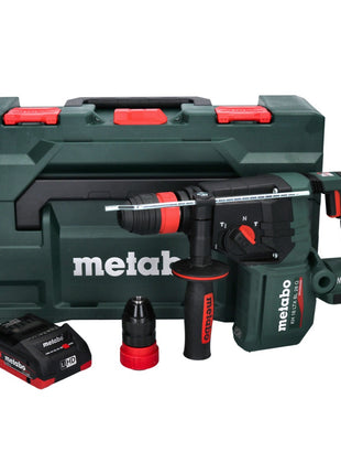 Metabo KH 18 LTX BL 28 Q taladro percutor inalámbrico 18 V 3 J SDS plus sin escobillas + 1x batería 4,0 Ah + metaBOX - sin cargador