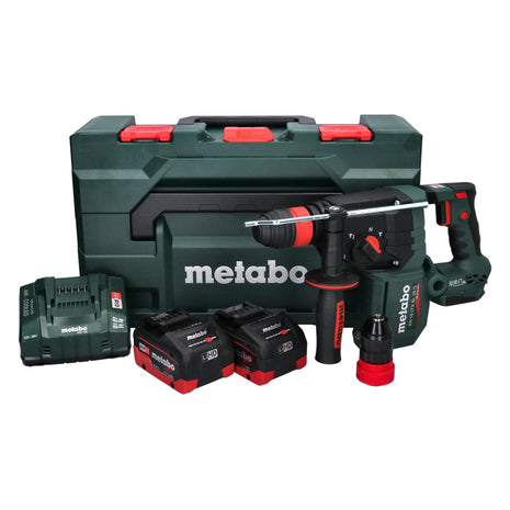 Metabo KH 18 LTX BL 28 Q akumulatorowa wiertarko-wkrętarka 18 V 3 J SDS plus Brushless + 2x akumulator 5,5 Ah + ładowarka + metaBOX ( 601715660 )