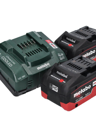 Taladro percutor de batería Metabo KH 18 LTX BL 28 Q 18 V 3 J SDS plus sin escobillas + 2x batería 8,0 Ah + cargador + metaBOX