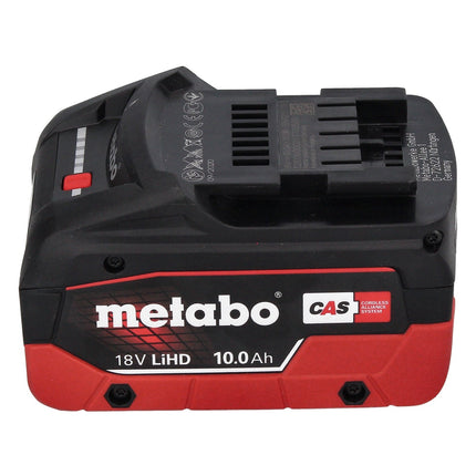 Metabo KH 18 LTX BL 28 Q Marteau perforateur sans fil 18 V 3 J SDS plus Brushless + 1x batterie 10,0 Ah + metaBOX - sans chargeur