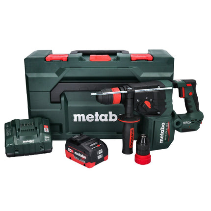 Metabo KH 18 LTX BL 28 Q cordless hammer drill 18 V 3 J SDS plus Brushless + 1x rechargeable battery 10.0 Ah + charger + metaBOX