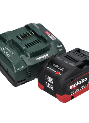 Taladro percutor de batería Metabo KH 18 LTX BL 28 Q 18 V 3 J SDS plus sin escobillas + 1x batería 10,0 Ah + cargador + metaBOX