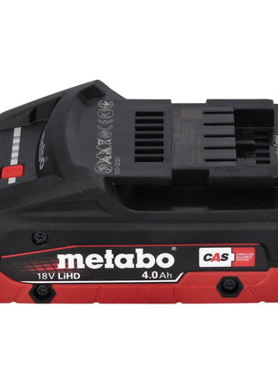 Metabo SSD 18 LTX 200 BL Atornillador de impacto inalámbrico 18 V 200 Nm 1/4" sin escobillas + 1x batería 4,0 Ah + metaBOX - sin cargador