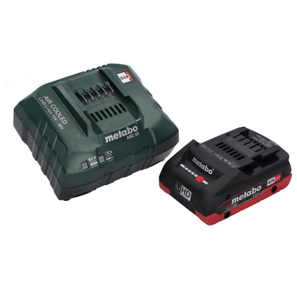 Metabo SSD 18 LTX 200 BL Atornillador de impacto inalámbrico 18 V 200 Nm 1/4" sin escobillas + 1x batería 4,0 Ah + cargador + metaBOX