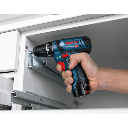 Bosch GSR 12V 15 Professional Akku Bohrschrauber 12 V 30 Nm 060186810F 2x Akku 2 0 Ah Ladegeraet Tasche 3 - toolbrothers