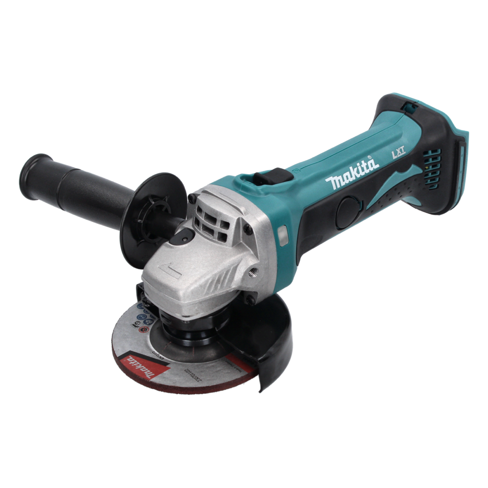 Makita DGA 452 Z Miniamoladora angular a batería 18V / 115 mm - Sin batería, sin cargador, sin maletín incluidos