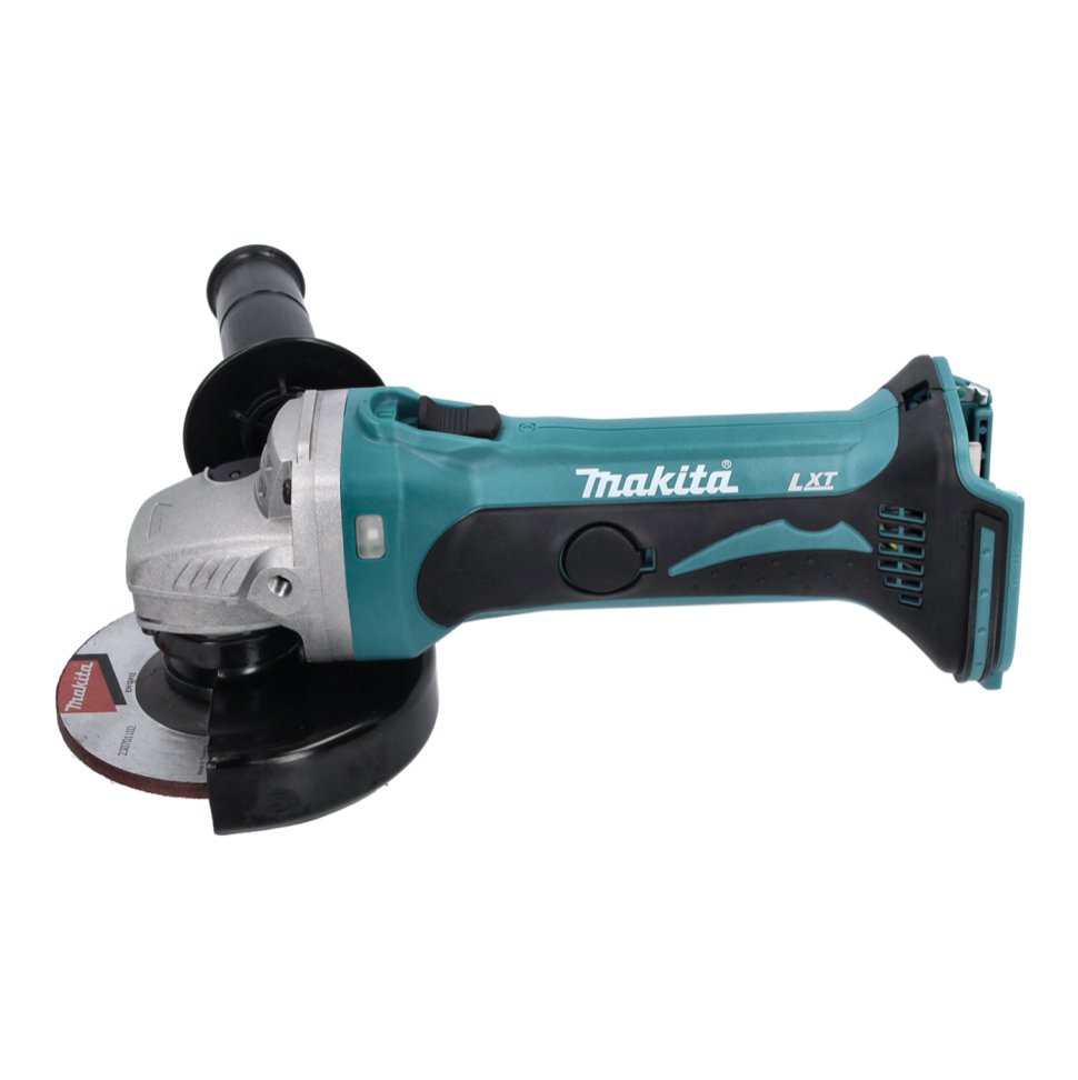 Makita DGA 452 Z Miniamoladora angular a batería 18V / 115 mm - Sin batería, sin cargador, sin maletín incluidos