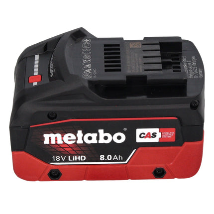 Metabo NP 18 LTX BL 5.0 remachadora ciega a batería 18 V 10 kN sin escobillas + 1x batería 8,0 Ah + metaBOX - sin cargador