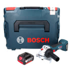 Bosch GWS 18V-7 Professional amoladora angular a batería 18 V 125 mm 22,23 mm sin escobillas + 1x batería 3,0 Ah + L-Boxx - sin cargador