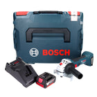 Bosch GWS 18V-7 Professional amoladora angular a batería 18 V 125 mm 22,23 mm sin escobillas + 1x batería 4,0 Ah + cargador + L-Boxx