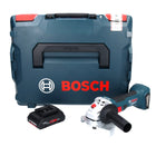 Bosch GWS 18V-7 Professional amoladora angular a batería 18 V 125 mm 22,23 mm sin escobillas + 1x batería ProCORE 4,0 Ah + L-Boxx - sin cargador