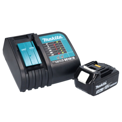 Taladro percutor inalámbrico Makita DHP 456 SFX5 18 V 50 Nm + 1x batería 3,0 Ah + cargador + set de accesorios 101 piezas + estuche