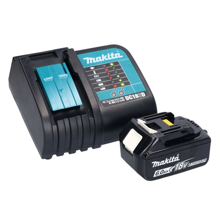 Taladro percutor inalámbrico Makita DHP 456 SGX5 18 V 50 Nm + 1x batería 6,0 Ah + cargador + set de accesorios 101 piezas + estuche