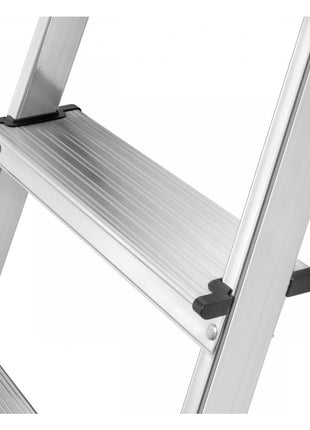 Hailo L60 StandardLine escalera de seguridad aluminio 4 peldaños 146 cm 150 kg (8160-407)