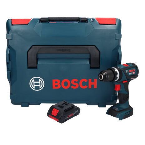 Bosch GSB 18V-60 C Perceuse-visseuse à percussion Professional sans fil 18 V 60 Nm Brushless + 1x Batterie ProCORE 4.0 Ah + L-Boxx - sans chargeur