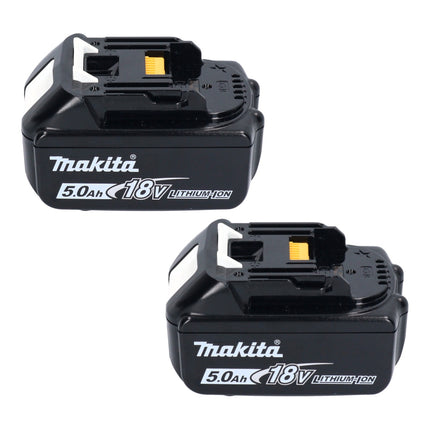 Zestaw Makita Power Source Kit 18 V z 2x akumulatorem BL 1850 B 5,0 Ah + szybką ładowarką DC 18 RC + Makpac ( 197624-2 )